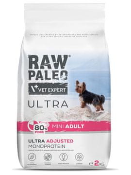 VetExpert RAW PALEO Ultra Mini svinjetina za odrasle 2 kg