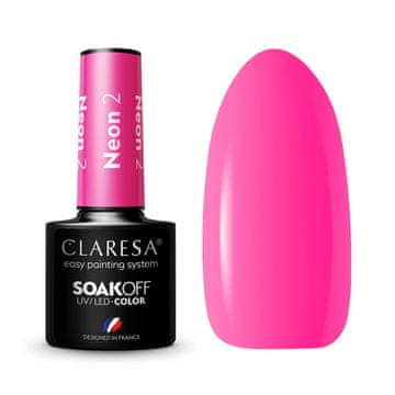 Claresa Neon 2 hibridni lak za nokte 5 g