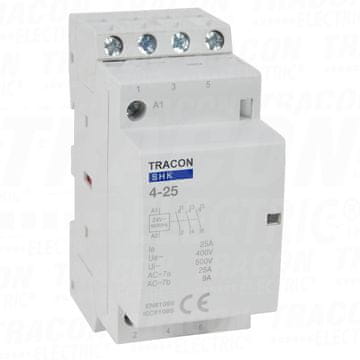 Tracon Electric Modularni kontaktor 230V AC 4xNO 25A 2P