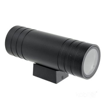 Vrtna zidna lampa 2xGU10 IP54 crna