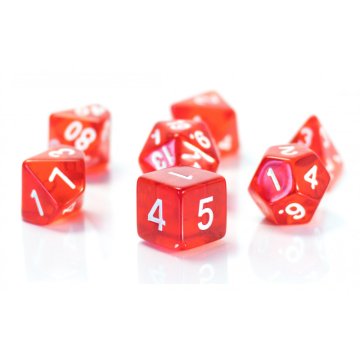 Sunburst RPG set kockica od 7 prozirnih kockica