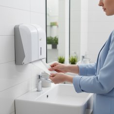 SOFT posuda za ZZ eko ručnike, bijela