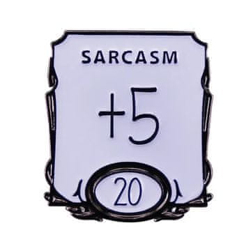 Metal RPG DND Pin - Sarkazam +5