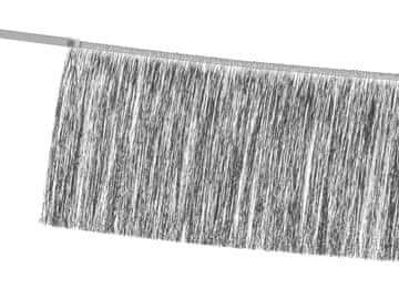 PartyDeco srebrna girlanda 135 cm