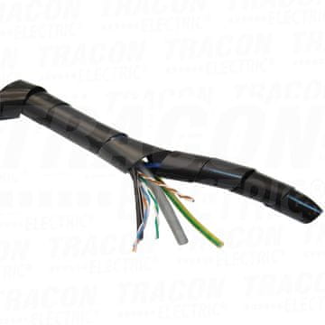 Tracon Electric Crni kabelski omot 20-120 mm