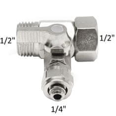 Aqualogis T-ventil 1/2 x 1/4
