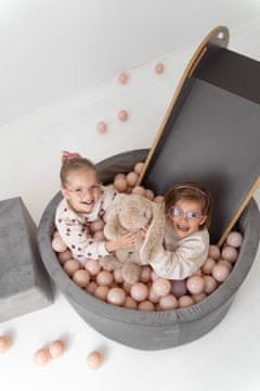 Suhi tobogan za bazen - sivi
