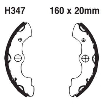 EBC Kočione papučice H347G