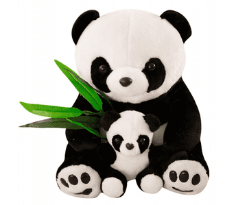 Panda s bebom - 30 cm