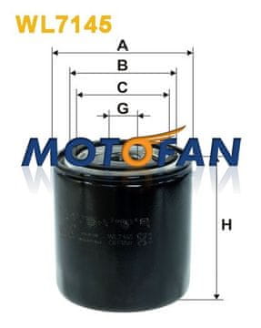 ERS WL7145 - Filter ulja