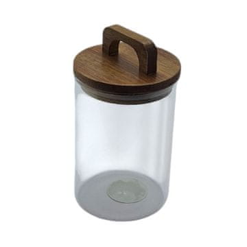 Staklena posuda od 750 ml s bambusovim poklopcem