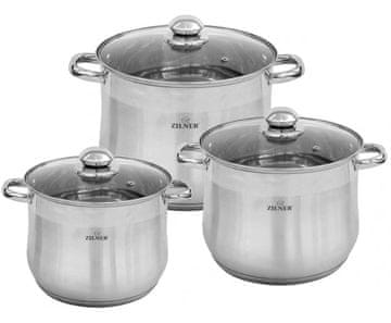 ZILNER Set od 3 lončića za catering 5,5 7,9L ZL-7349