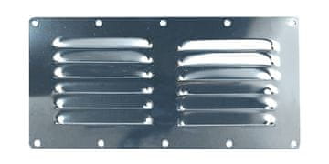 Ventilacijska rešetka od nehrđajućeg čelika 230x115 mm