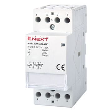 NEX p005024 Modularni kontaktor 4P 25A 4NC 230V AC
