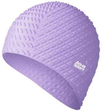 Aqua-Sport Aqua-Sport czepek bubble cap active ljubičasta AS9264