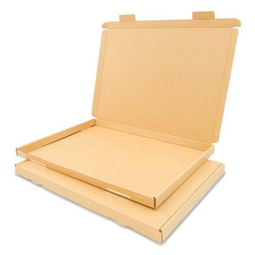 Kartonska kutija 350x250x20 mm GB 2 smeđa, 100 komada