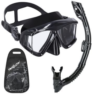 Set maske i disalice - crni - MF03