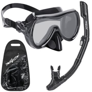 Set maske i disalice - crni - MF04