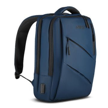 NILS NC4502 ruksak za laptop s USB-om plavi Nils