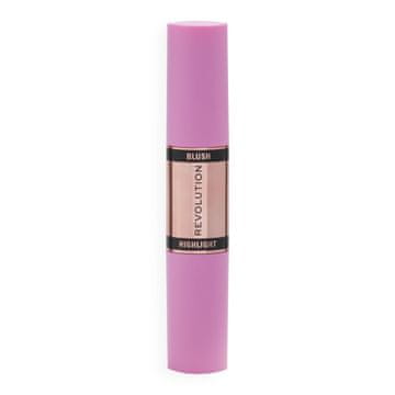 Revolution rumenilo i highlighter u stiku Coral Dew
