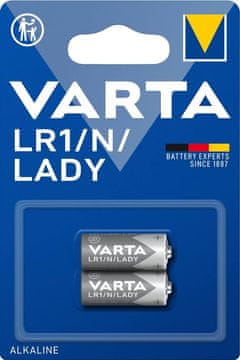 Varta 2x LR1 LR01 MN9100 910A UM-5 1,5 V B2 baterije