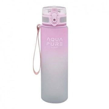 AQUA PURE BY ASTRA BOČICA 600ML RUŽIČASTA SIVA 3420