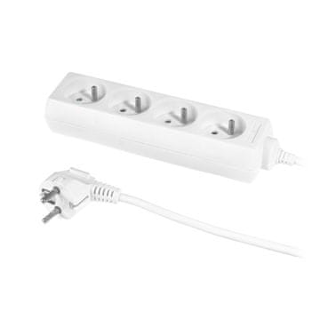 FIKSNI PRODUŽNI KABEL S ČETVOROKRUGOM UTIČNICOM 4X2PZ 10A 1,5M