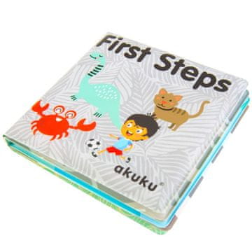 AKUKU Książeczka edukacyjna do kąpieli First Step, Akuku