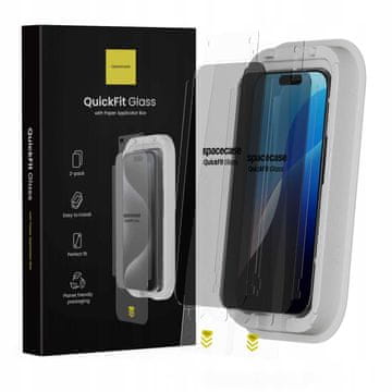 QuickFit zaštitno staklo za iPhone 16 Pro