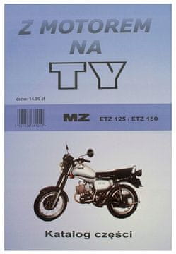 Katalog dijelova shema upute MZ ETZ 125 150 knjiga