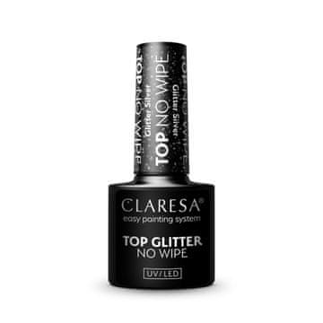 Claresa CLARESA top no wipe glitter srebrny 5g