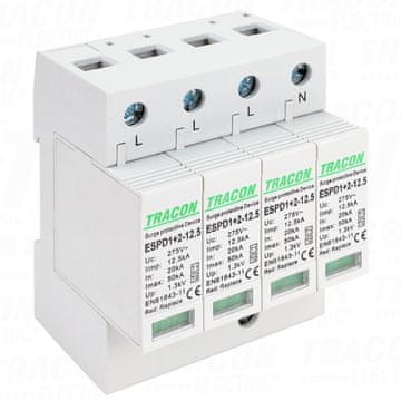 Tracon Electric Odvodnik prenapona T1+T2, AC, zamjenjivi ulošci
