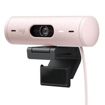Logitech Brio 500 web kamera ružičaste boje 960-001421