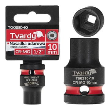 Tvardy Udarni nasadni ključ 1/2" 6-kraki 10 mm CR-MO (10/200)