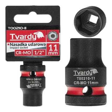 Tvardy Udarni nasadni ključ 1/2" 6-kraki 11 mm CR-MO (10/200)