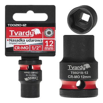 Tvardy Udarni nasadni ključ 1/2" 6-kraki 12 mm CR-MO (10/200)