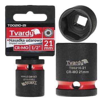 Tvardy Udarni nasadni ključ 1/2" 6-kraki 21 mm CR-MO (10/120)