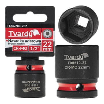 Tvardy Udarni nasadni ključ 1/2" 6-kraki 22 mm CR-MO (10/100)