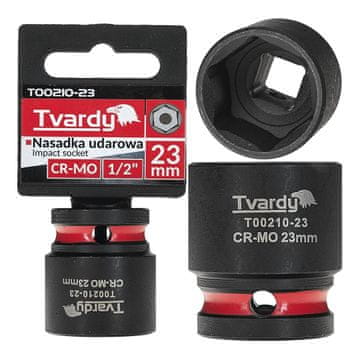 Tvardy Udarni nasadni ključ 1/2" 6-kraki 23 mm CR-MO (10/100)