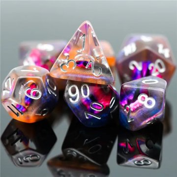 RPG kockice za igru Eye of the Dark Dragon, set od 7 kockica