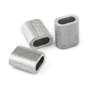ALUMINIJSKE STEZALJKE ZA ČELIČNE KABLOVE 2MM 2 KOM