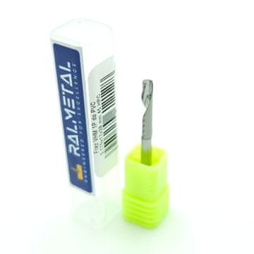 1-žljebni VHM rezač za PVC drvo 3,175 x 17 x 38
