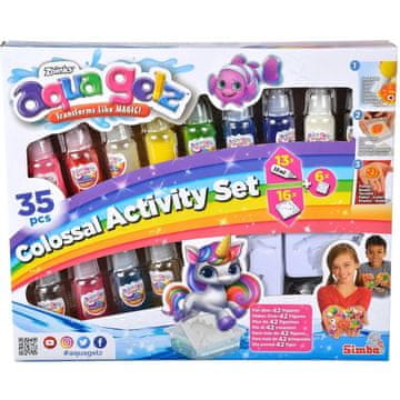 Aqua Gelz – kreativni gel – set XXL, Simba