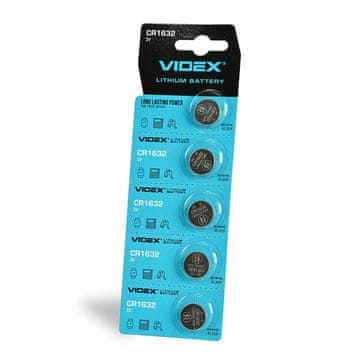 VIDEX CR1632 litijeve baterije 5 kom. BLISTER