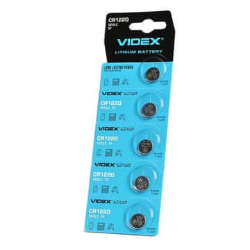VIDEX CR1220 litijeve baterije 5 kom. BLISTER