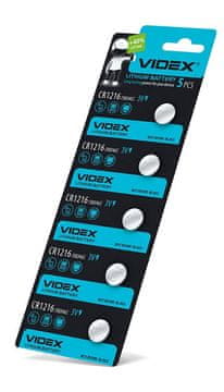 VIDEX CR1216 litijeve baterije 5 kom. BLISTER