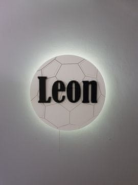 LED noćna lampa na baterije s kuglom i imenom