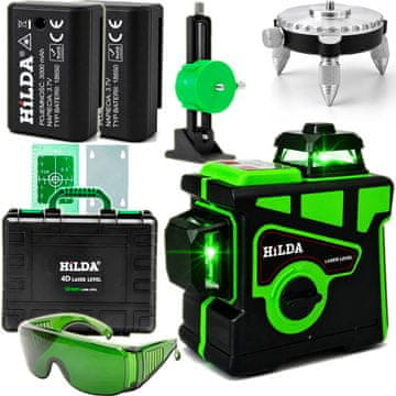 3D PRO 360 PLANE LASERSKA NIVELA KRIŽNI LASER ZELENI