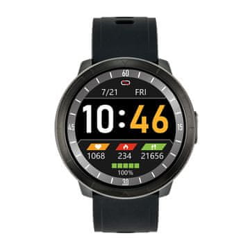 Watchmark Pametni sat WM18 Crni silikonski