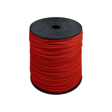 CRVENA PLETENA POLIPROPILENSKA KONAPA 3 MM - 10 MB